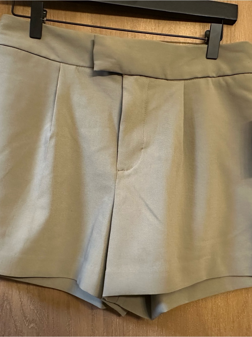 A New Day High-Waist Tailored Shorts in Olive